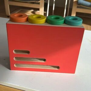 Lovevery Count & Slide Ring Chute Wooden Toy